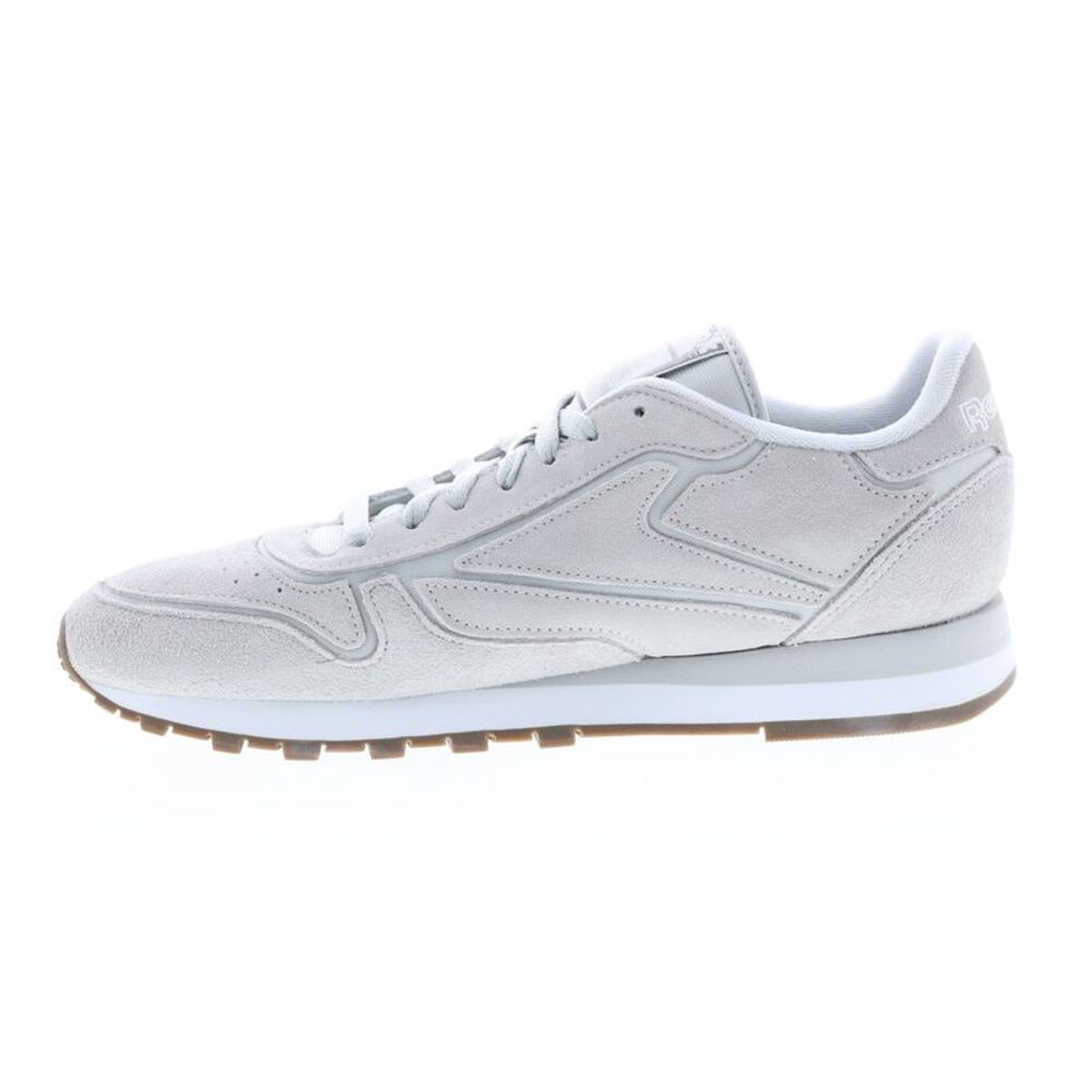 Reebok Mens Classic Leather Gray Shoes (NWT) - Picture 5 of 7